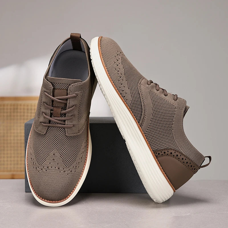 LUCA – Zapatilla Hombre Tejido Transpirable Estilo Oxford Premium