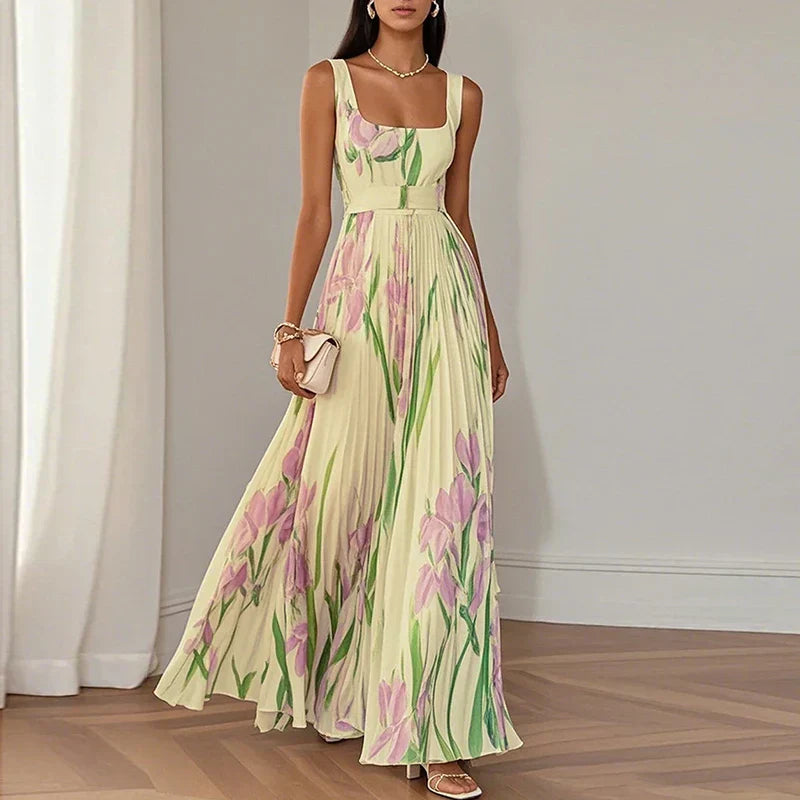 Oriah™ | Vestido maxi floral de línea A