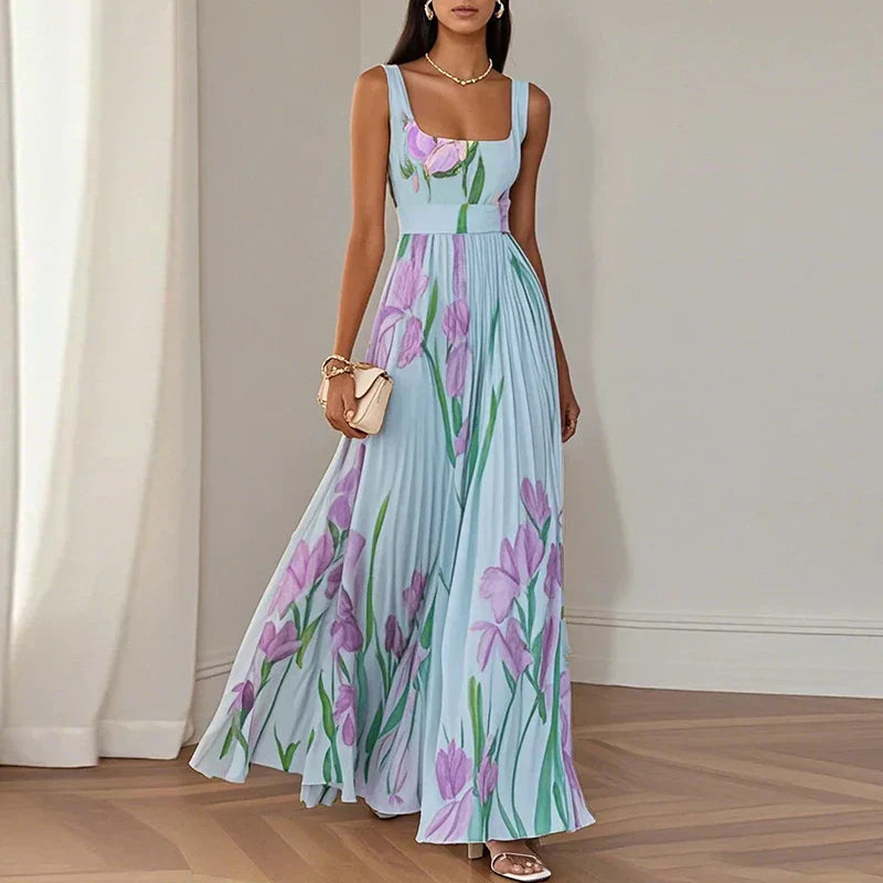 Oriah™ | Vestido maxi floral de línea A