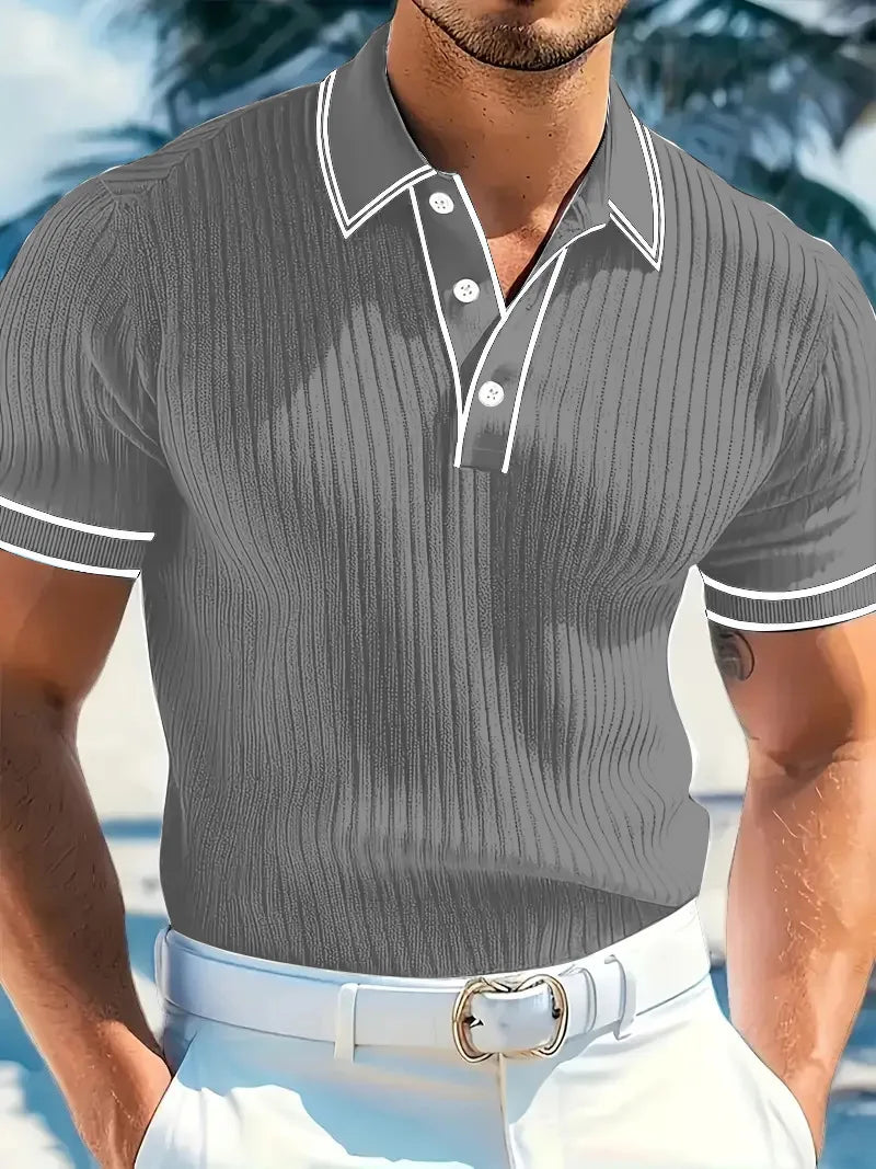 Javi | Polo masculino elegante de verano