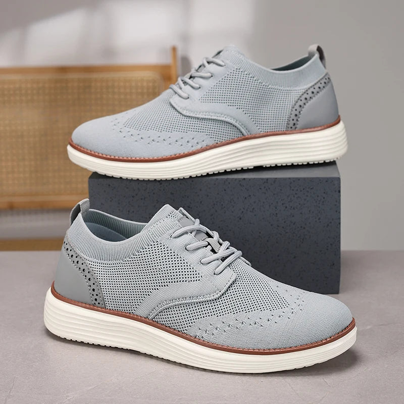 LUCA – Zapatilla Hombre Tejido Transpirable Estilo Oxford Premium
