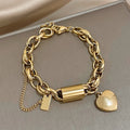 Heartened Chunky | Pulsera | Dorado