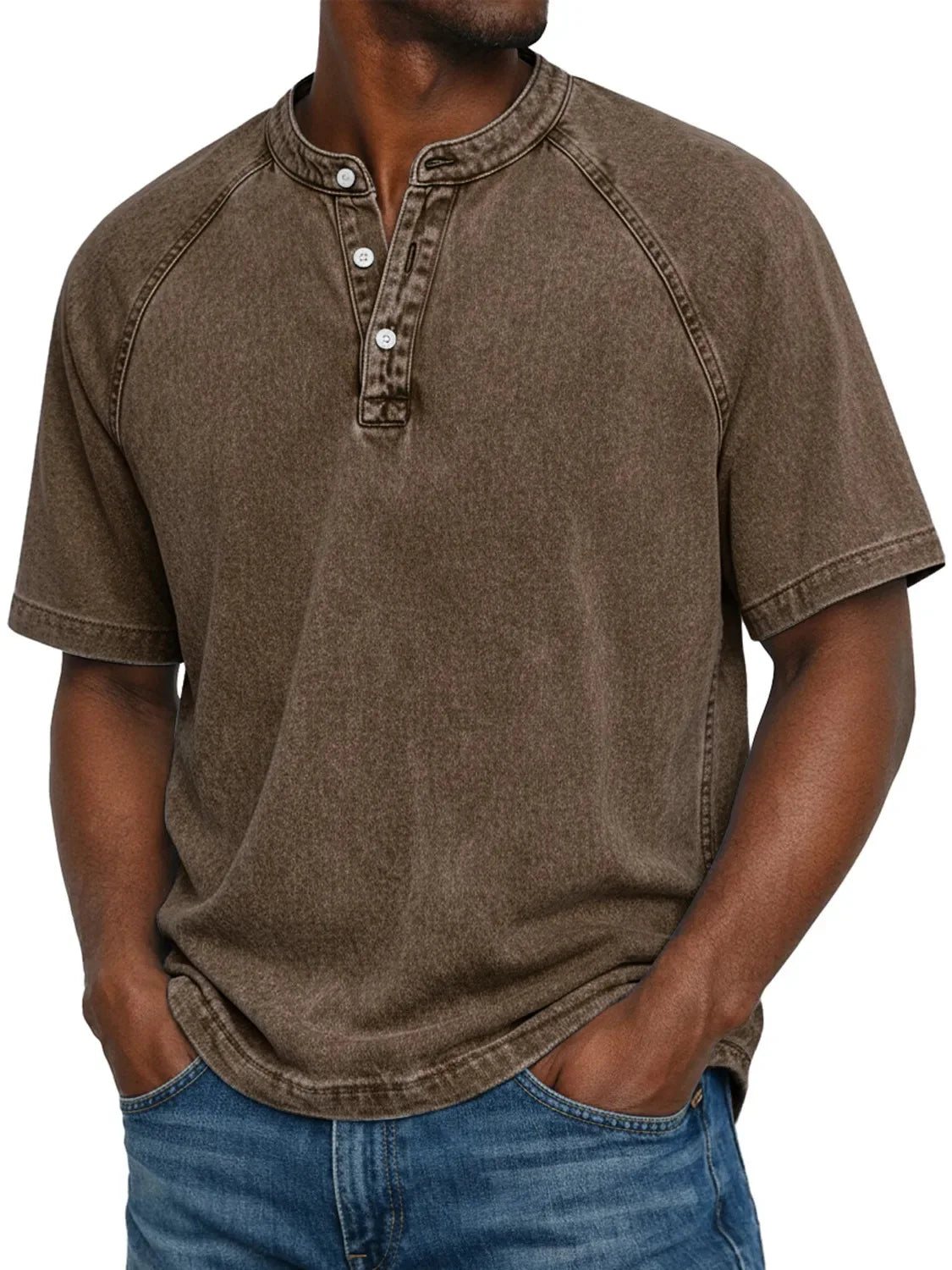 Ernest | Polo vintage abotonada para hombre