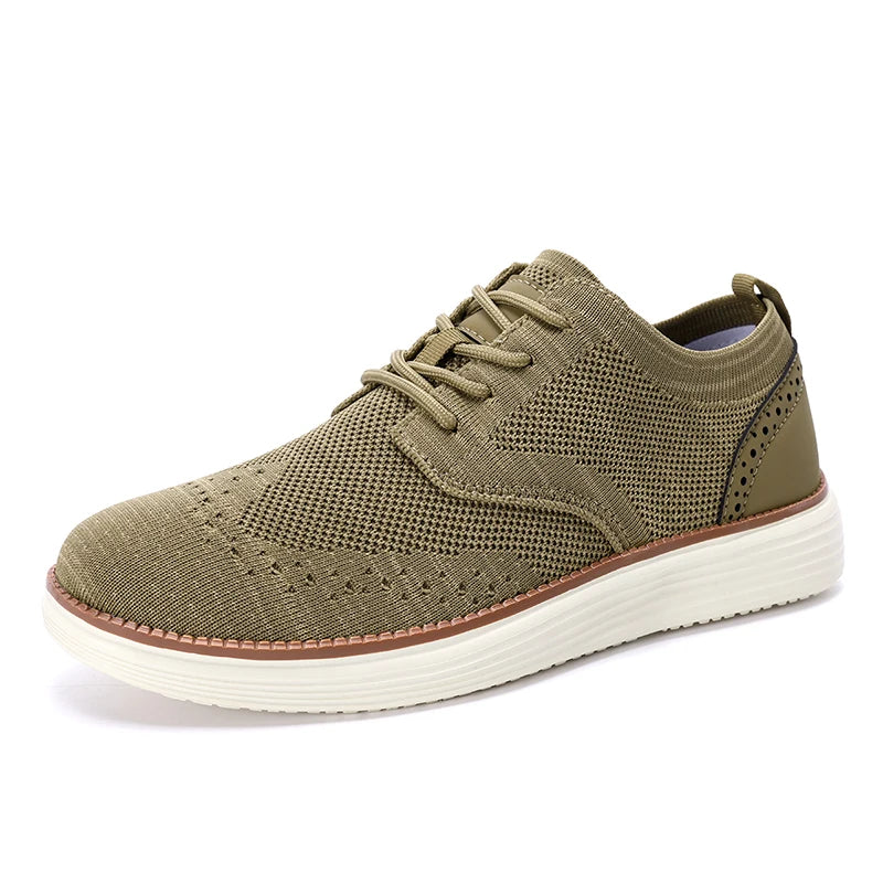 LUCA – Zapatilla Hombre Tejido Transpirable Estilo Oxford Premium
