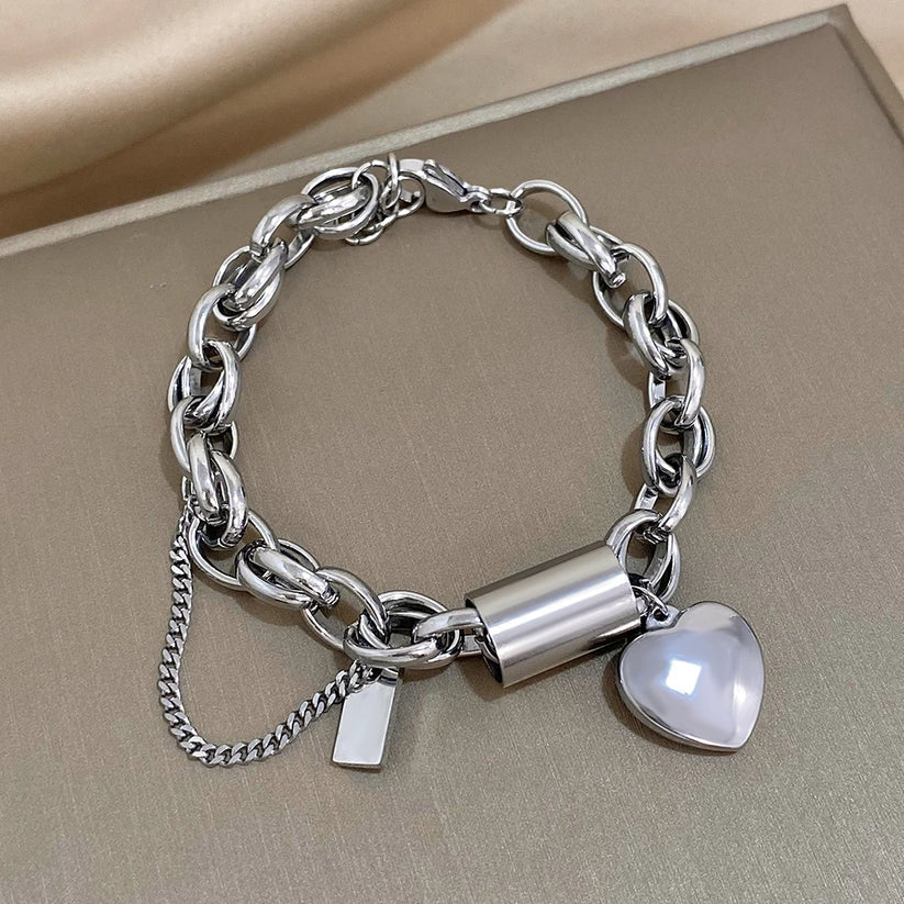 Heartened Chunky | Pulsera | Dorado