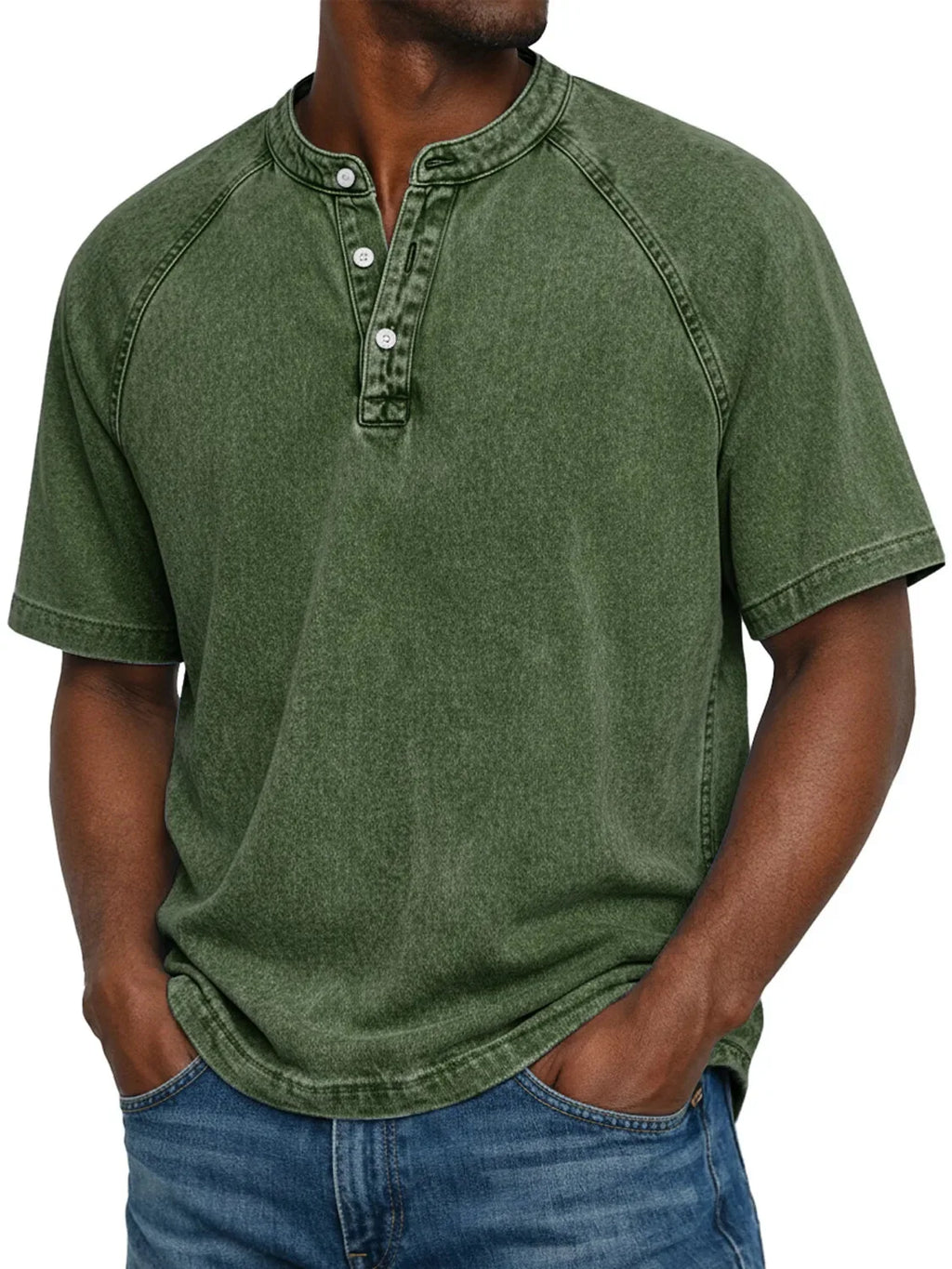 Ernest | Polo vintage abotonada para hombre