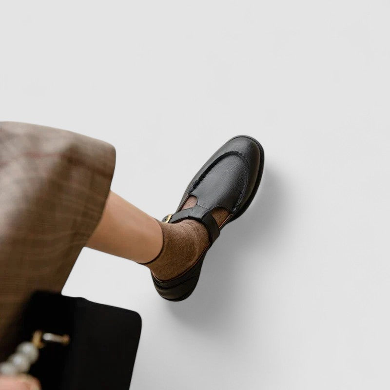 Zhelynne | Zapatos Mary Jane ortopédicos con puntera cuadrada
