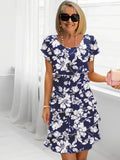 Monique – Vestido de elegancia fluida con volantes