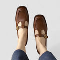 Kyrahnae | Zapatos Mary Jane ortopédicos con correa T