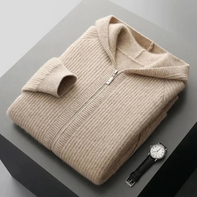 SORRENTO | Sudadera de Cachemira con Cremallera