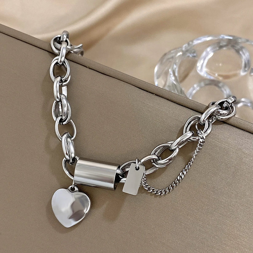 Heartened Chunky | Pulsera | Dorado
