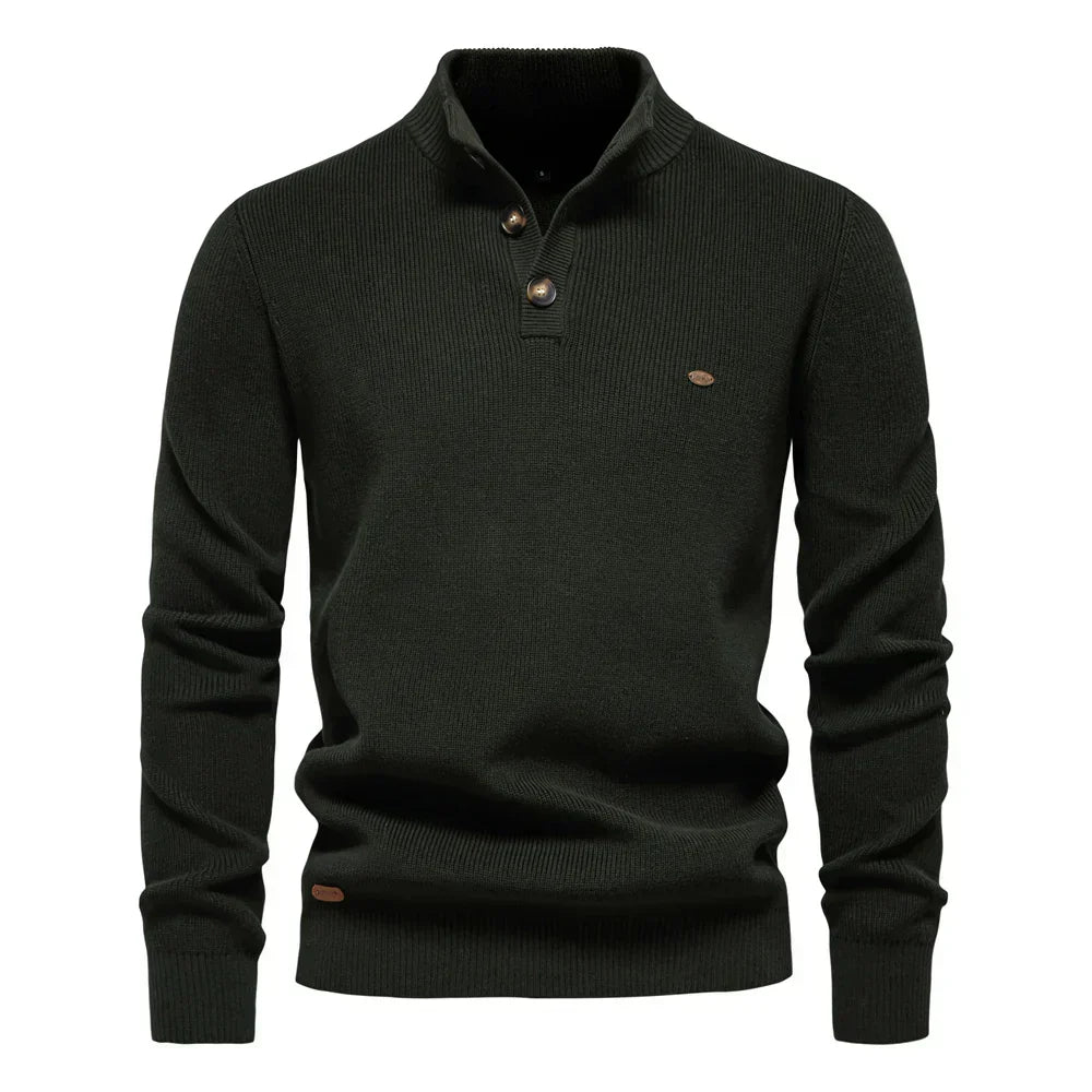 Mauro - Jersey Elegante con Botones