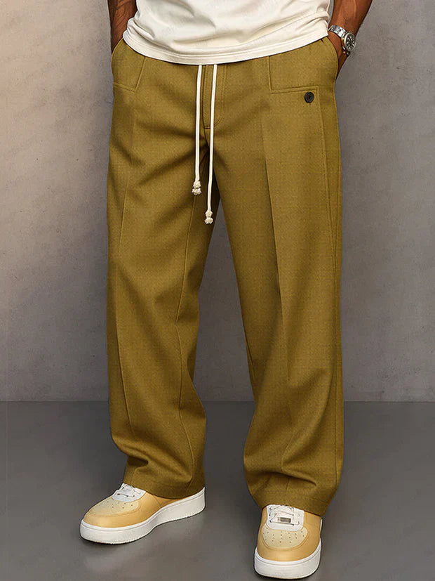 Marco - Pantalón Elegante con Cordón Ajustable