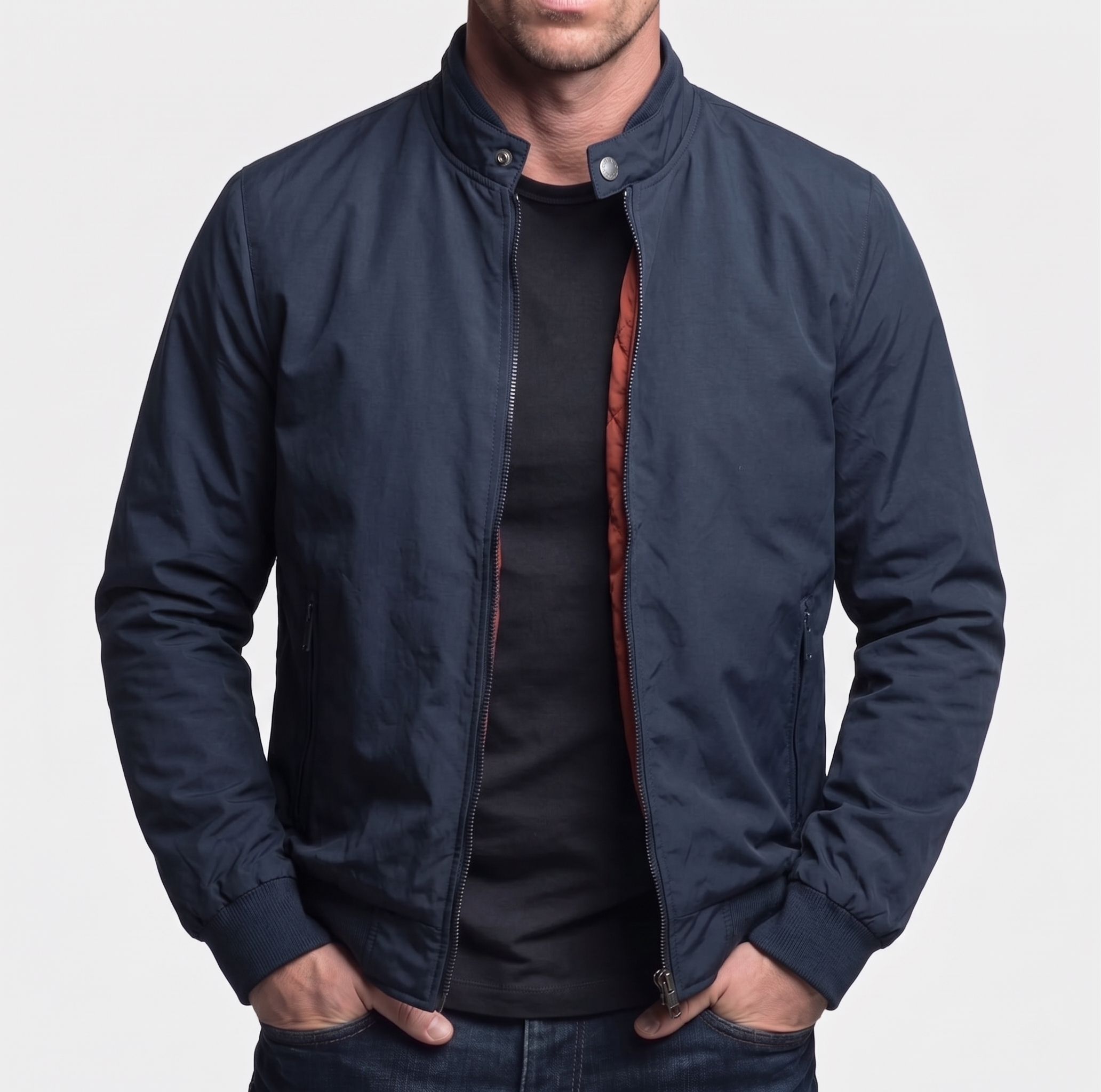 Stealth Onyx – Bomber Cortavientos Slim Fit