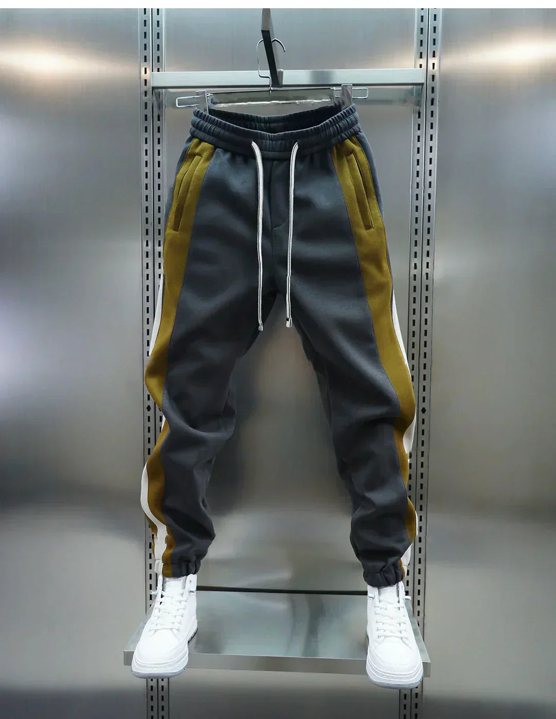 Laurent™ | Pantalones con tensión y bandas de contraste