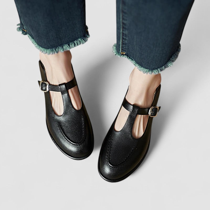 Ariyzzah | Zapatos Mary Jane ortopédicos con tacón bajo