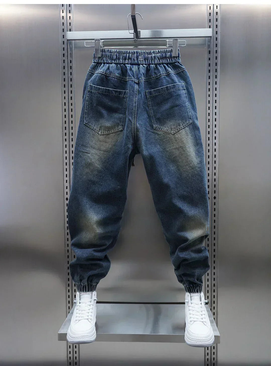 Laurent™ | Pantalones baggy de mezclilla con cinturón