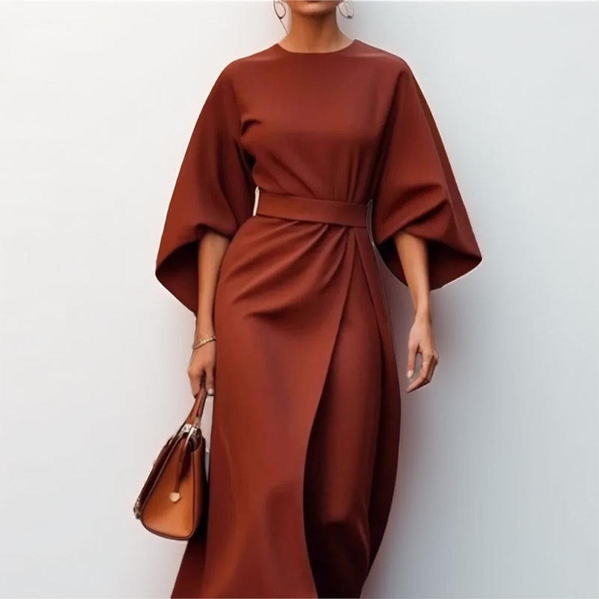 Katarzyna | Vestido Maxi con manga kimono