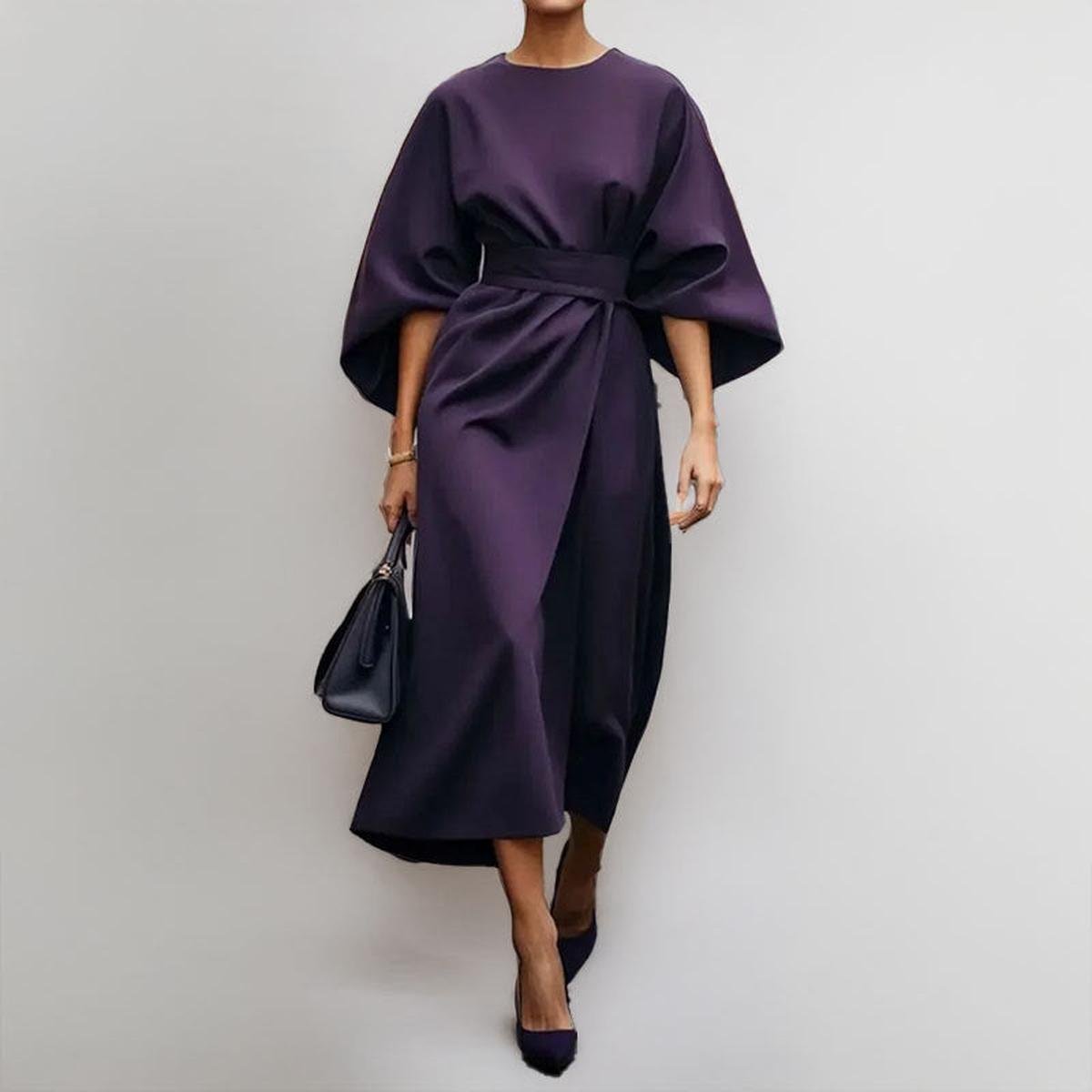Katarzyna | Vestido Maxi con manga kimono