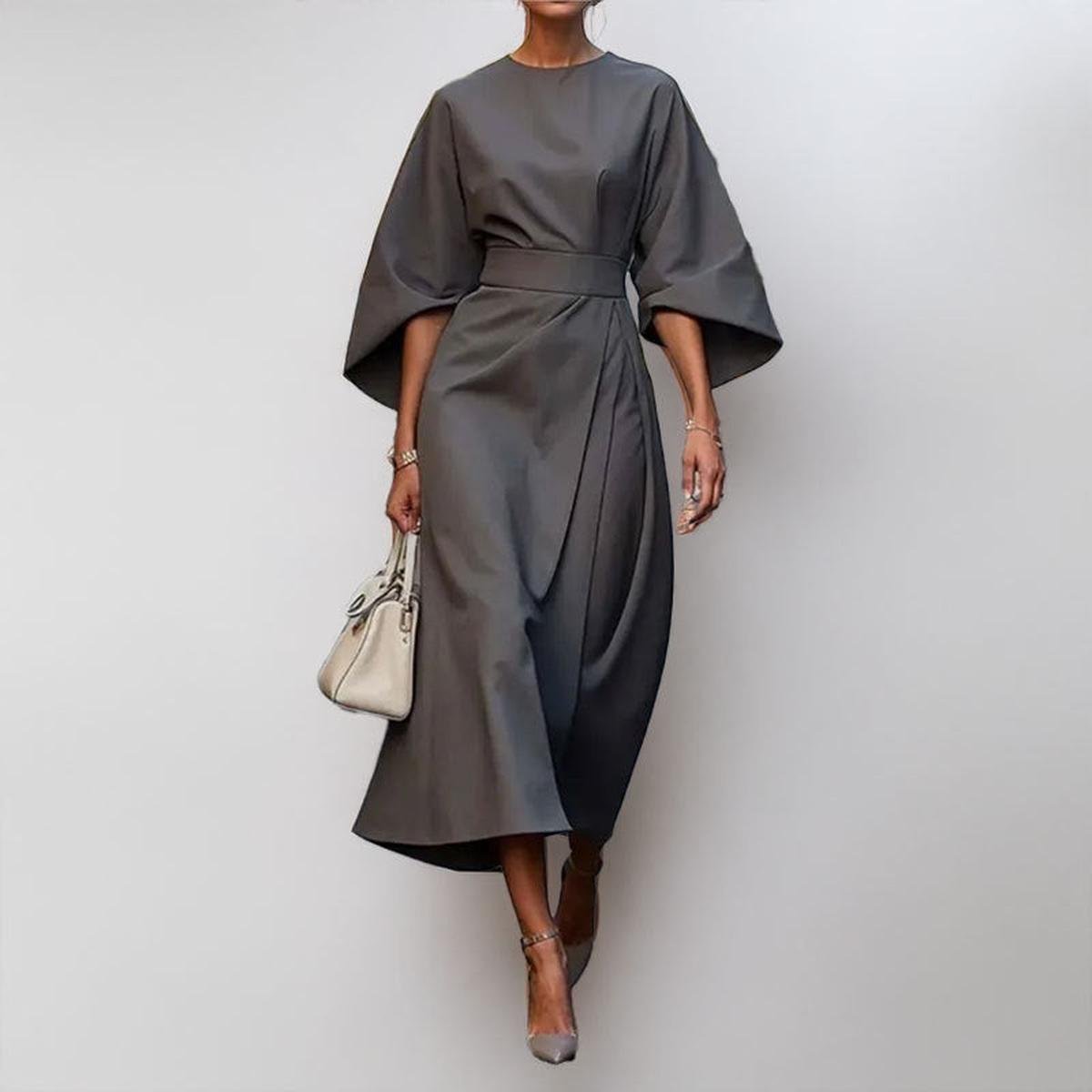 Katarzyna | Vestido Maxi con manga kimono