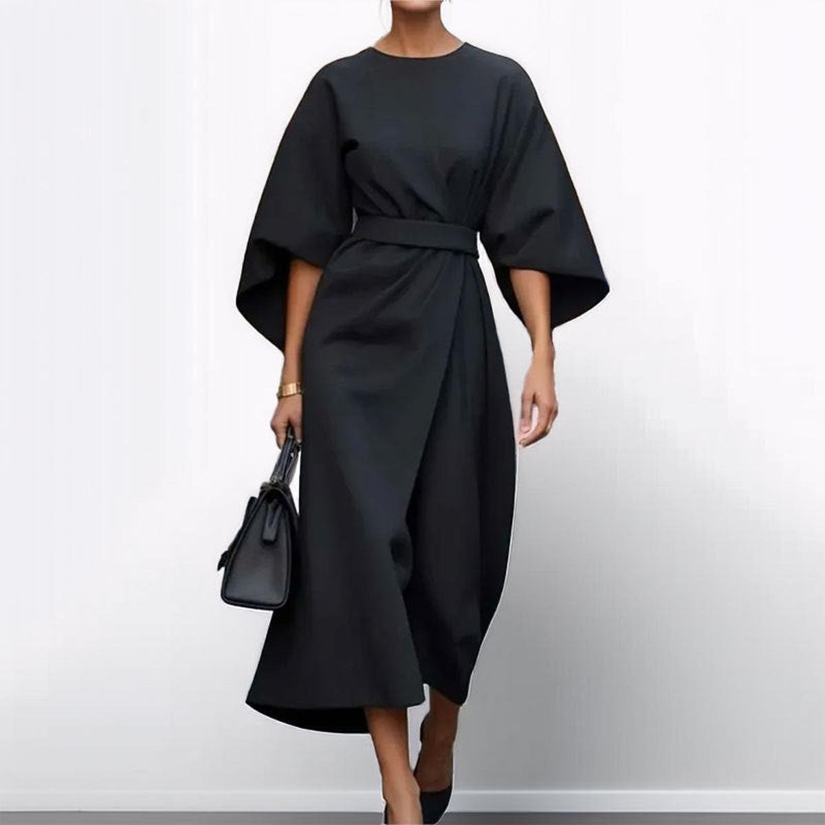 Katarzyna | Vestido Maxi con manga kimono