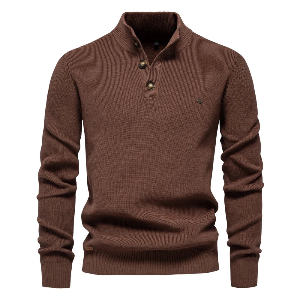 Mauro - Jersey Elegante con Botones