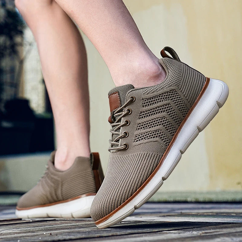 DARIO – Zapatilla Hombre Tejido Mesh Transpirable Estilo Casual Premium