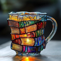 Taza de té Luna hecha a mano