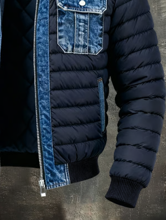 HUGO™ | Chaqueta acolchada híbrida de mezclilla