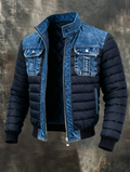 HUGO™ | Chaqueta acolchada híbrida de mezclilla