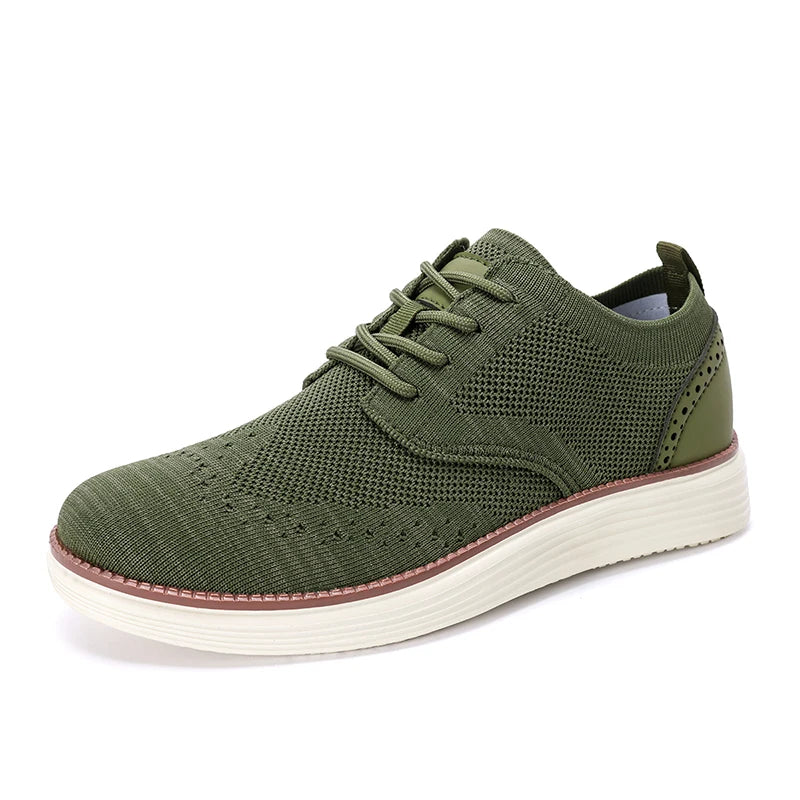 LUCA – Zapatilla Hombre Tejido Transpirable Estilo Oxford Premium
