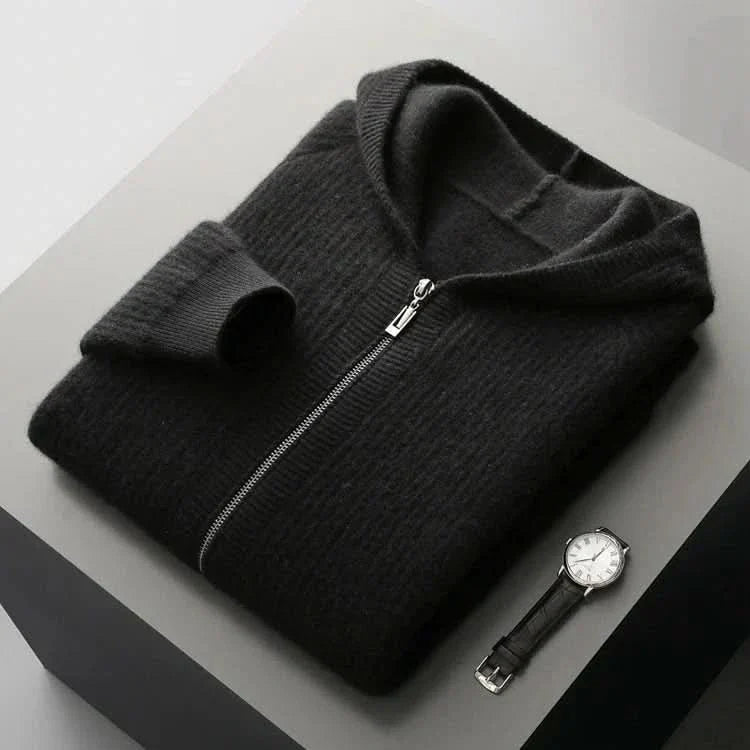 SORRENTO | Sudadera de Cachemira con Cremallera