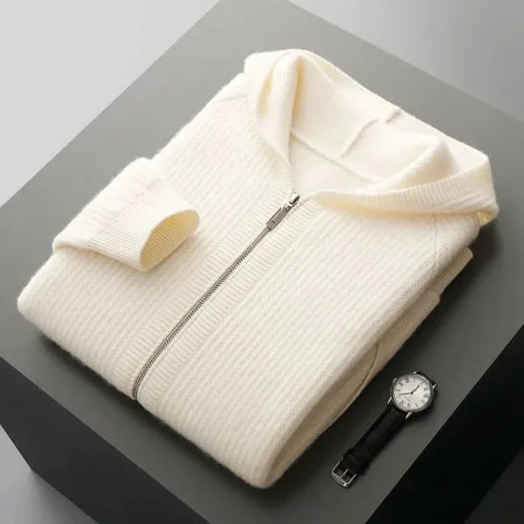 SORRENTO | Sudadera de Cachemira con Cremallera