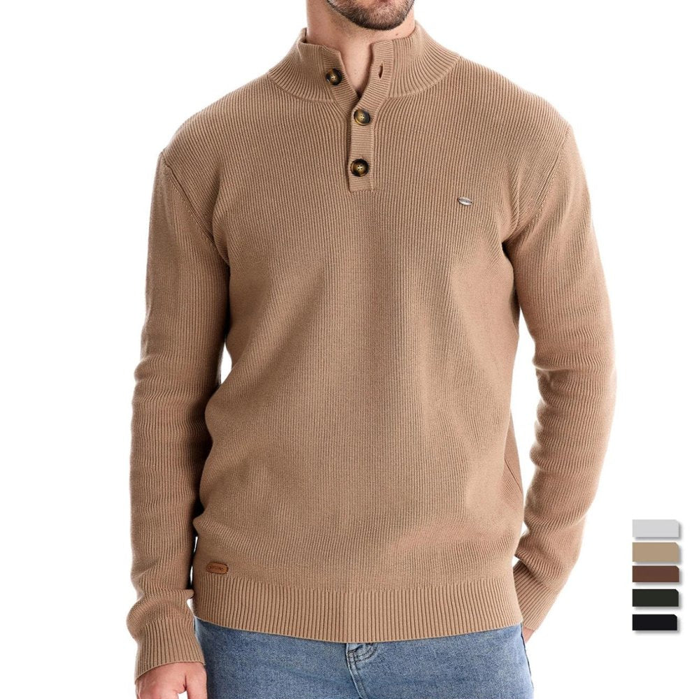 Mauro - Jersey Elegante con Botones