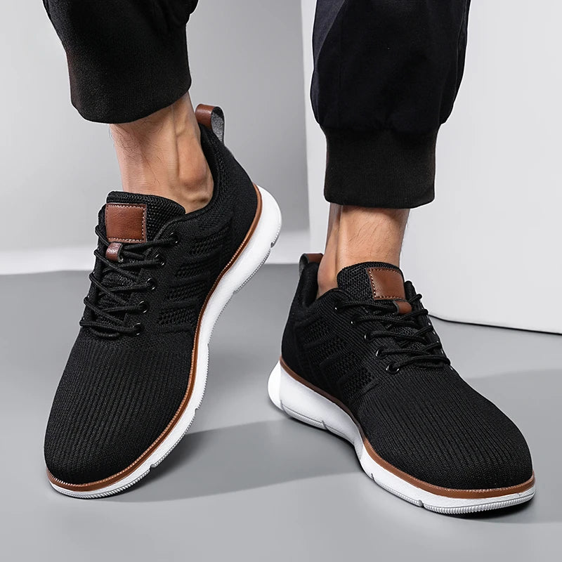 DARIO – Zapatilla Hombre Tejido Mesh Transpirable Estilo Casual Premium