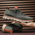 Nuevos mocasines ligeros para hombre - Tejido de malla transpirable, calzado casual con cordones, cómodos, tallas grandes, calzado casual personalizado