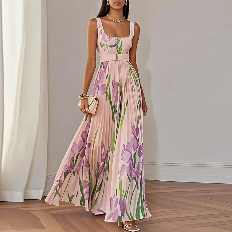 Oriah™ | Vestido maxi floral de línea A