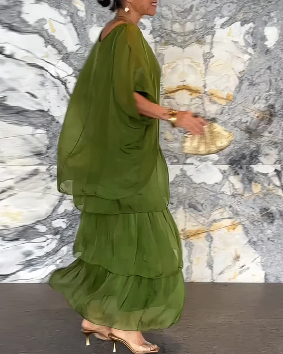 Lara – Vestido largo fluido y elegante