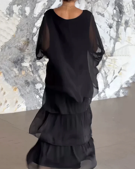 Lara – Vestido largo fluido y elegante