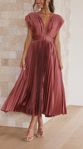 Isla | Vestido plisado elegante