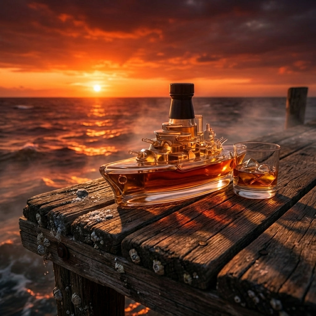 Garrafa de whisky - Edición Marina