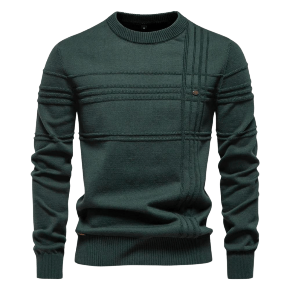 Massimo - Suéter Elegante con Diseño de Cuadros