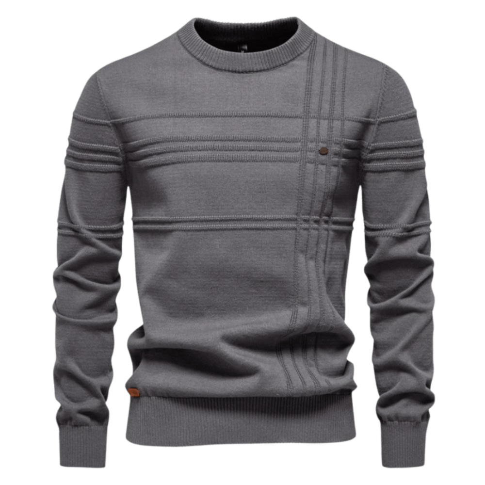Massimo - Suéter Elegante con Diseño de Cuadros