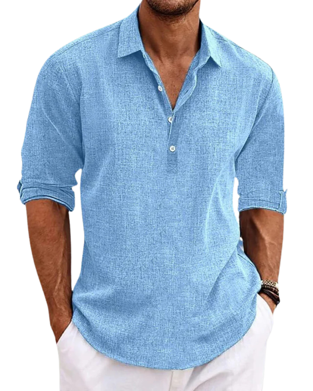 Sabbio Camisa clásica de algodón