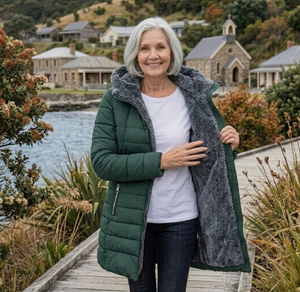 Olivia™ | Abrigo de Invierno Acolchado Línea A