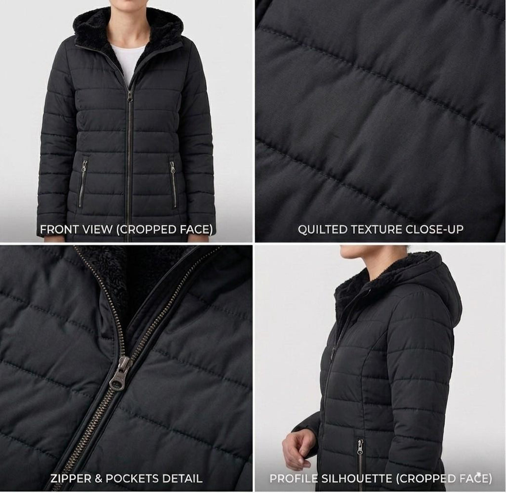 Olivia™ | Abrigo de Invierno Acolchado Línea A