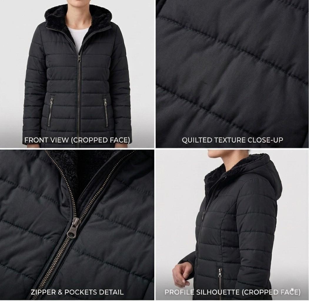 Olivia™ | Abrigo de Invierno Acolchado Línea A