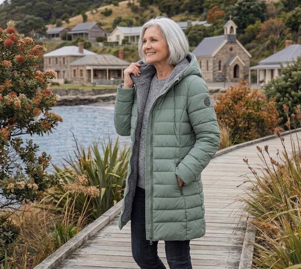 Olivia™ | Abrigo de Invierno Acolchado Línea A