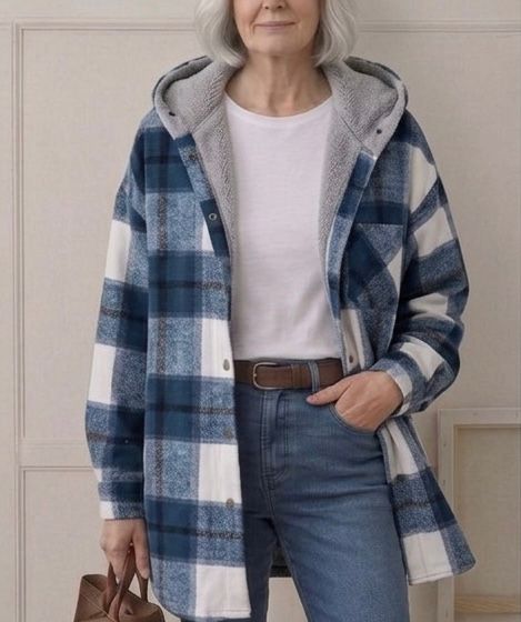 Piper™ | Camisa-Chaqueta de Franela con Capucha