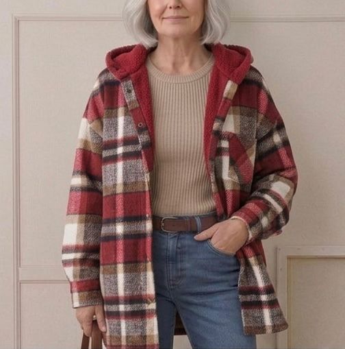 Piper™ | Camisa-Chaqueta de Franela con Capucha